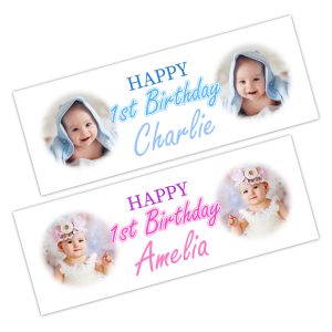 Happy Birthday Photo Banner