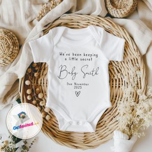 A little secret Baby Vest