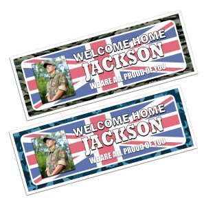 Army Welcome Home Photo Banner
