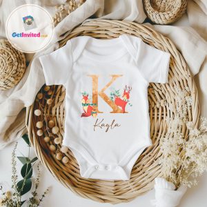 Name Personalised  Baby Vest