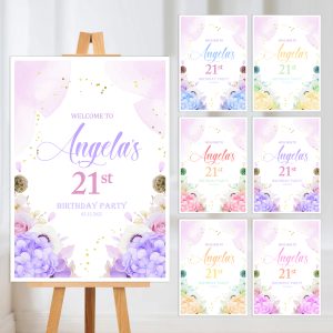 Birthday Party Welcome Sign