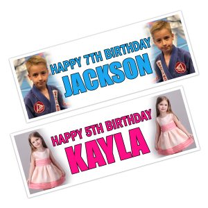 Happy Birthday Photo Banner