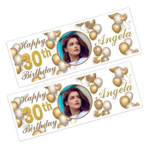 Happy Birthday Photo Banner