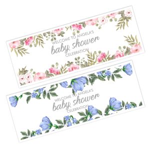 Baby Shower Personalised Party Banner