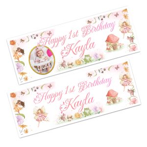 Fairy Happy Birthday Banner