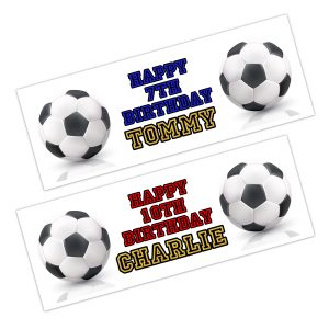 Football Happy Birthday Banner