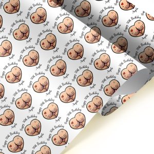 Funny Balls Happy Birthday Wrapping Paper