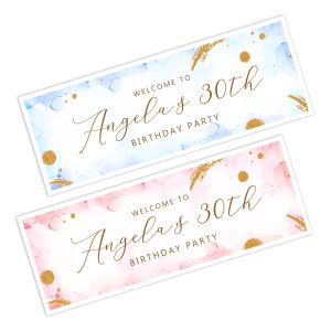 Happy Birthday Personalised Banner