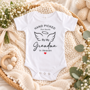 Hand Picked From Heaven Baby Vest