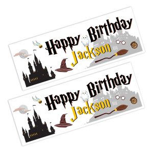 Harry Potter Happy Birthday Banner