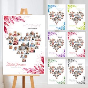 Funeral Photo Sign