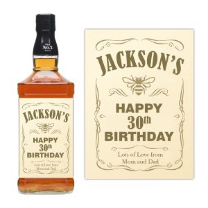 Jack Daniels Honey Personalised Label