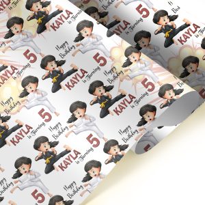 Karate Gift Birthday Wrapping Paper