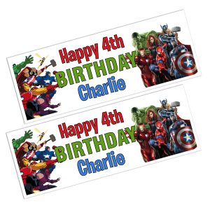Marvel Happy Birthday Banner
