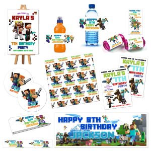 Minecraft Birthday Party Collection