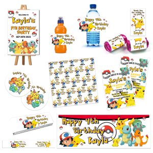 Pokémon Happy Birthday Party Decoration Collection