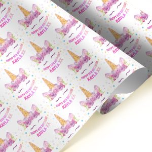 Unicorn Happy Birthday Wrapping Paper
