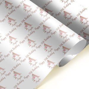 Name Gift Wrapping Paper