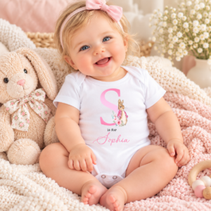 Peter Rabbit Baby Name Vest