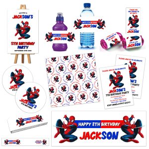 Spiderman Happy Birthday Party Collection