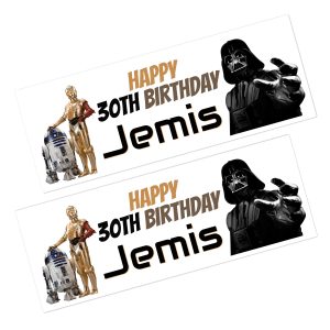 Star Wars Happy Birthday Banner