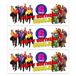 The Wiggles Happy Birthday Banner