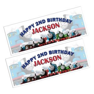 Thomas The Tank Engine Happy Birthday Banner