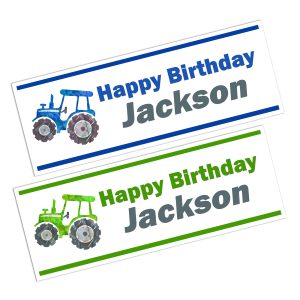 Tractor Happy Birthday Banne