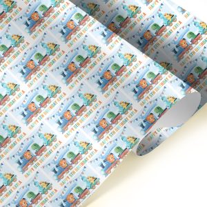 Dinosaur Personalised Birthday Wrapping Paper