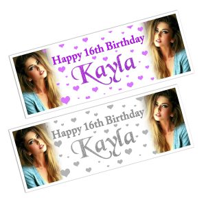 Happy Birthday Photo Banner