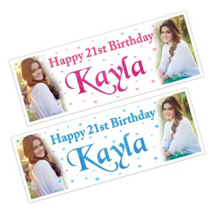 Happy Birthday Photo Banner