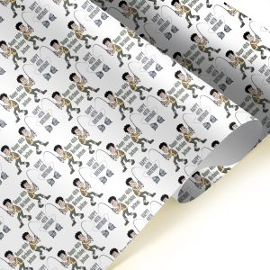 Fisherman Happy Birthday Wrapping Paper
