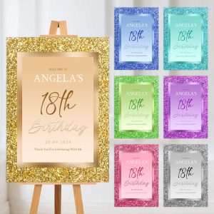 Birthday Party Welcome Sign