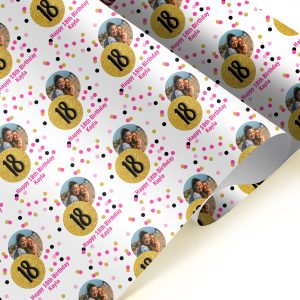 Photo Happy Birthday Gift Wrapping Paper