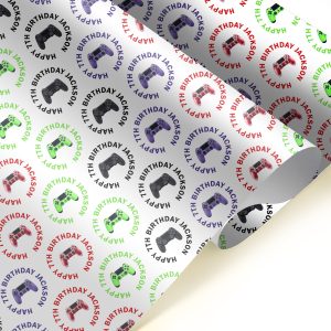 Xbox Gamer Happy Birthday Wrapping Paper