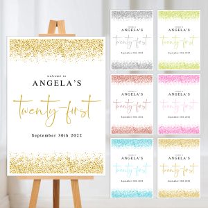 Personalised Birthday Party Welcome Sign