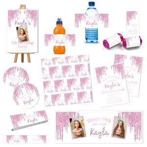Pink Girls Birthday Party Collection