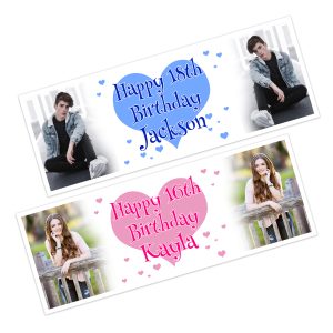 Photo Happy Birthday Banner