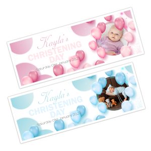 Christening Baptism Photo Banner
