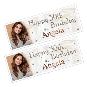 Happy Birthday Photo Banner