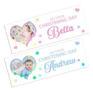 Baptism Christening Photo Banner