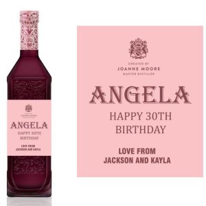 Pink Bloom Gin Label