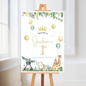 Kids Birthday Party Welcome Sign