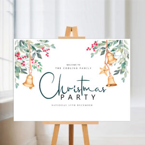 Christmas Party Welcome Board