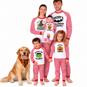 Personalised Family Matching Halloween Pyjamas